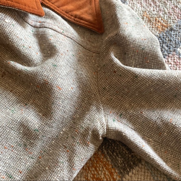 Sold!Albert Capraro Vintage Tweet and Suede Jacket - Picture 10 of 11